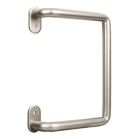 National Hardware National Hardware Troy 5/8 in. D X 6-3/32 in. L Satin Nickel Silver Steel Pull Handle 1 pc N700-104